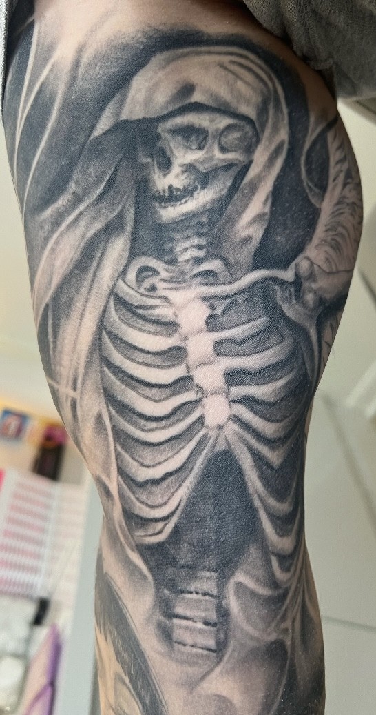 Tattoo before laser tattoo removal at Goodbye Rhonda